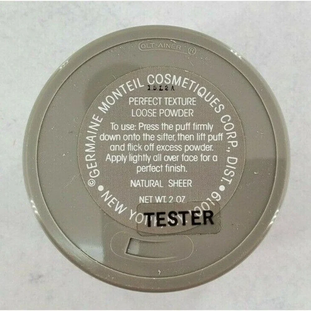 Vintage Sealed Germaine Monteil Perfect Texture‎ Loose Powder Natural Sheer 2 oz